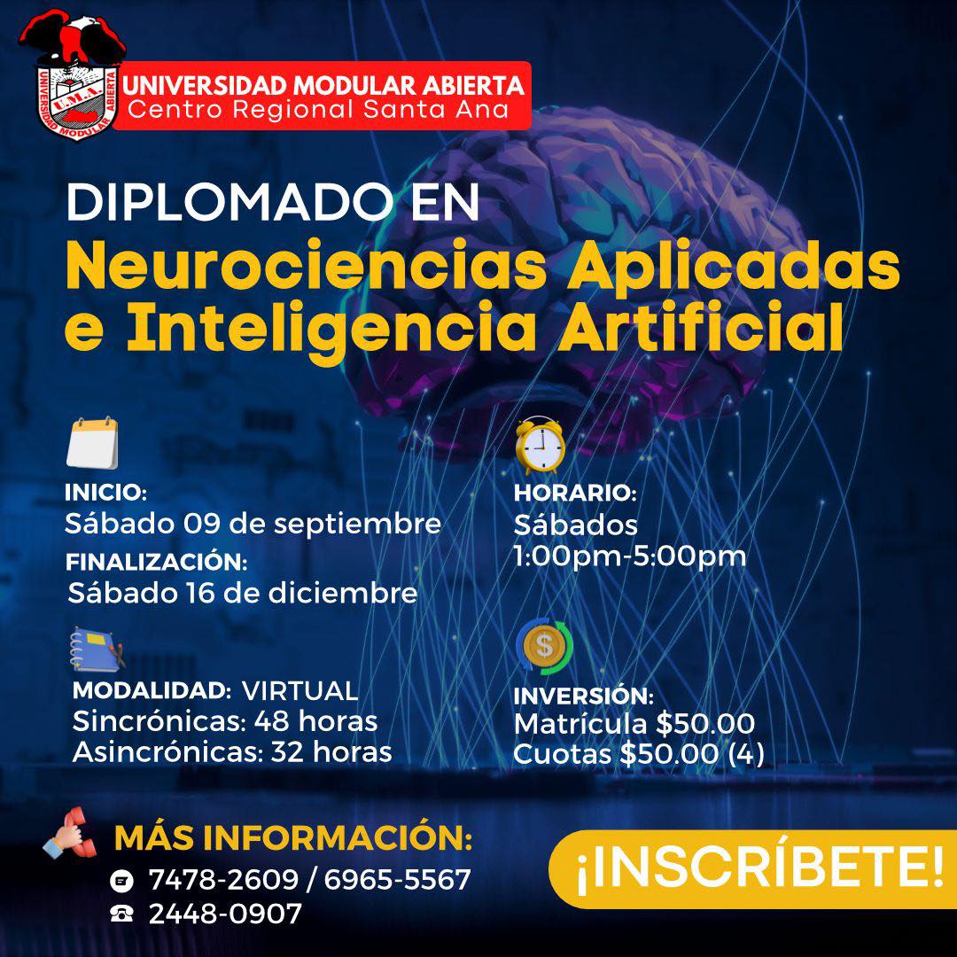 DIPLOMADO EN NEURICIENCIA APLICADA A LA IA