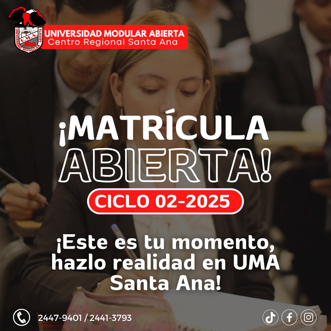 MATRÍCULA ABIERTA 02 2025 02