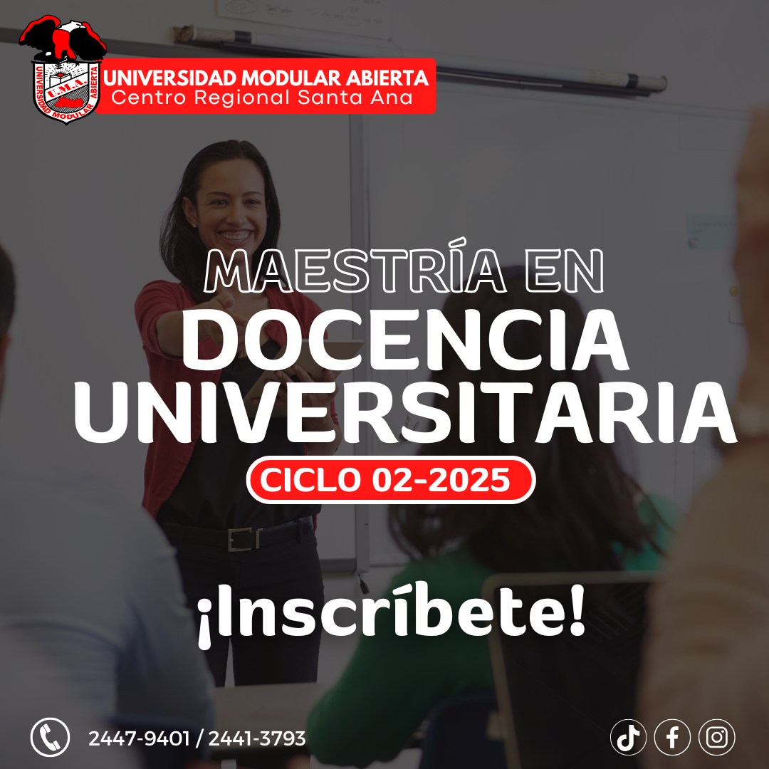 MAESTRÍA EN DOCENCIA UNIVERSITARIA