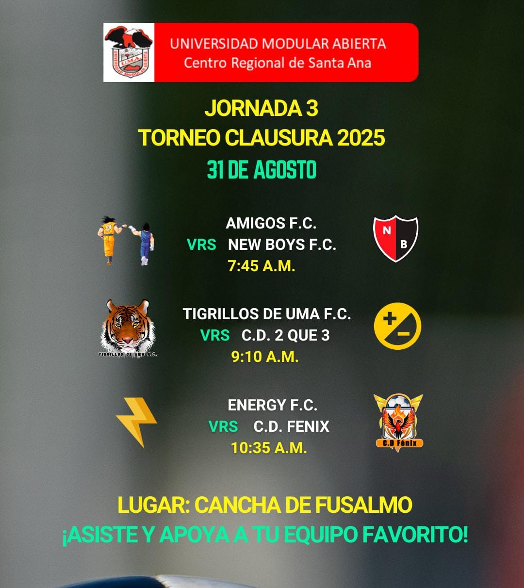 FECHA 3 PRIMERA VUELTA