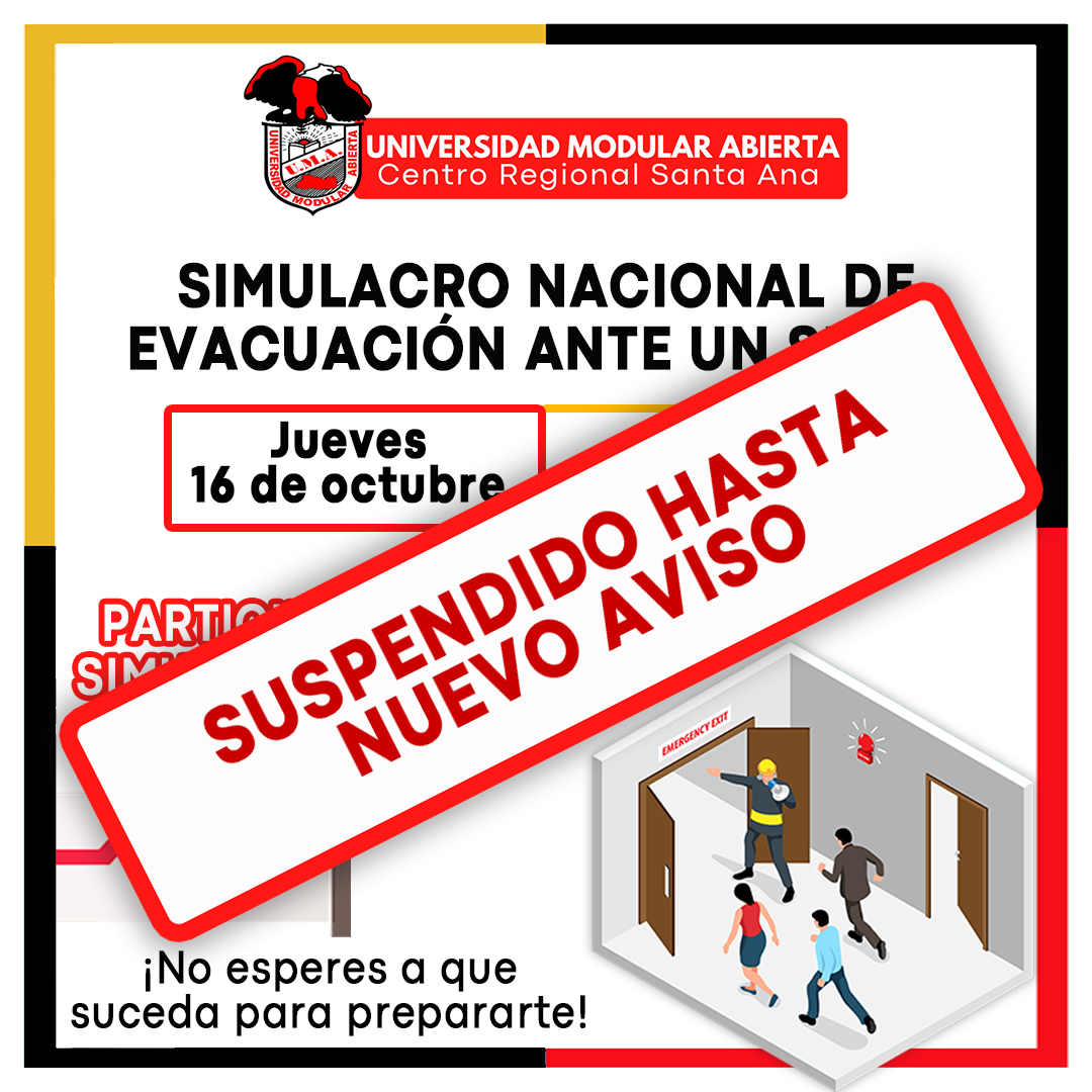 SIMULACRO 2025 SUSPENDIDO
